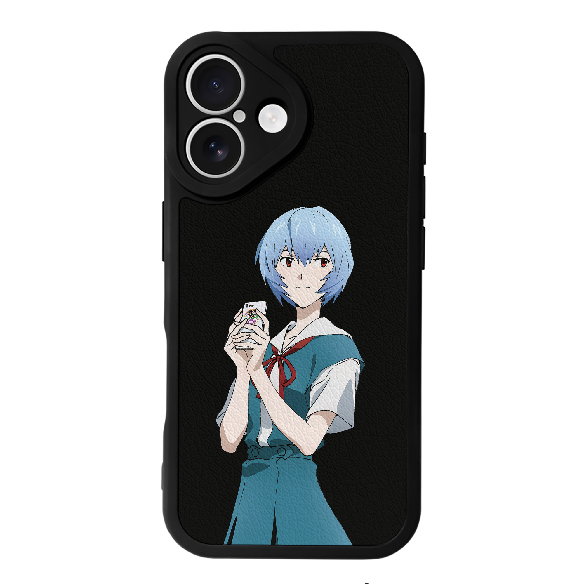 （画像用） EVA 新世紀エヴァンゲリオン 【iPhone 16シリーズ対応】シリコンスマホケース（レザー調） 材質：シリコン